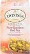 Twinings Herbal Tea Pure Rooibos Red Tea Caffeine Free 20 Tea Bags