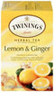 Twinings Lemon & Ginger Herbal Tea 25 Tea Bags