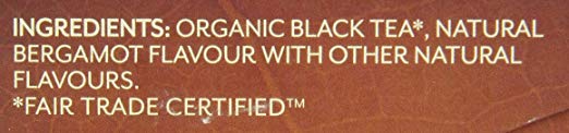 Twinings Organic Black Tea Earl Grey 20 Tea Bags