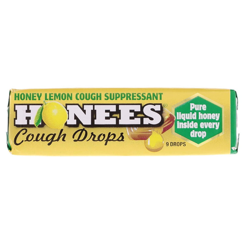 Honees Cough Drops Honey Lemon 9 Drops