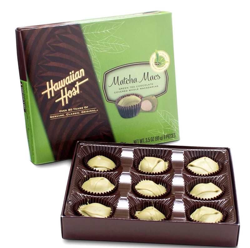 Hawaiian Host Matcha Macs Green Tea Chocolate 3.5 oz