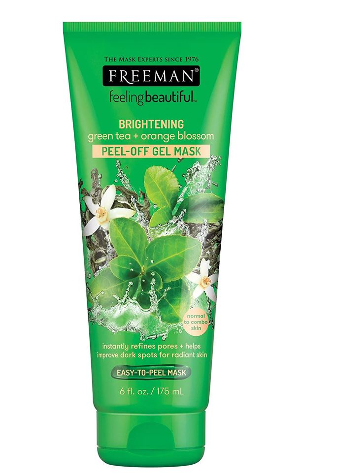 Freeman Beauty Peel-Off Gel Mask Brightening Green Tea + Orange Blossom 6 fl oz