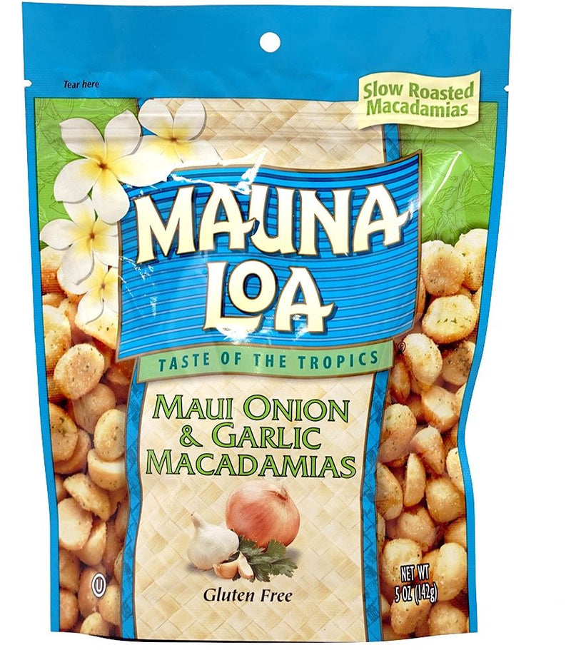 Mauna Loa Maui Onion & Garlic Macadamias 5 oz