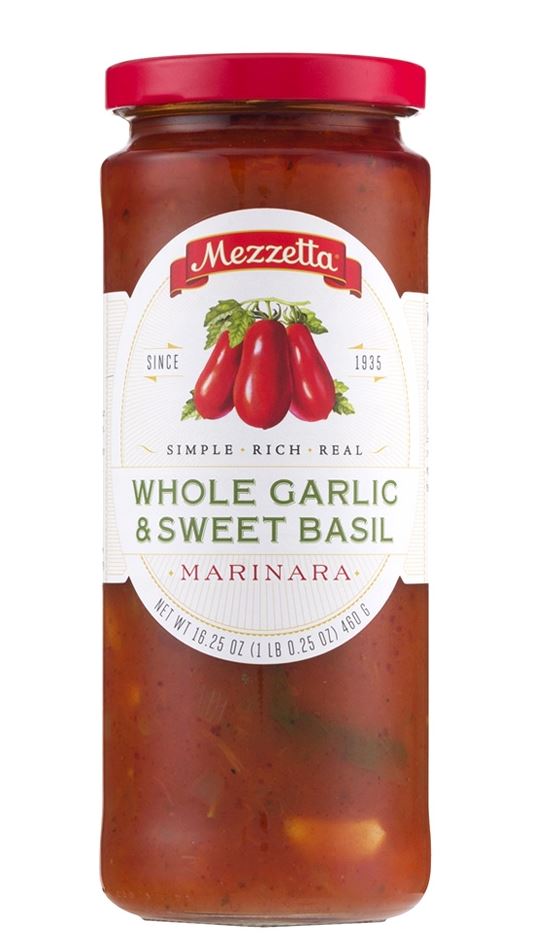 Mezzetta Whole Garlic & Sweet Basil 16.25 oz