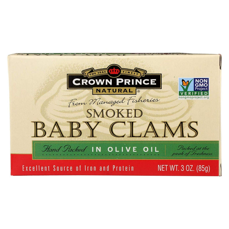 Crown Prince Smoked Baby Clams 3 oz