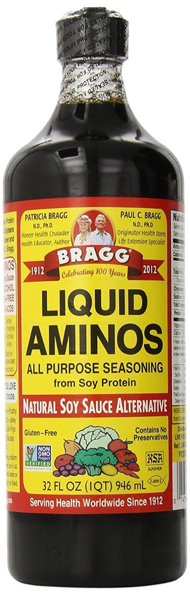 Bragg Liquid Aminos Natural Soy Sauce Alternative 32 fl oz
