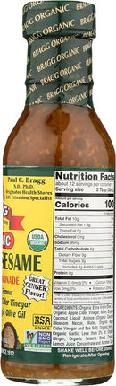 Bragg Ginger & Sesame Salad Dressing 12 fl oz