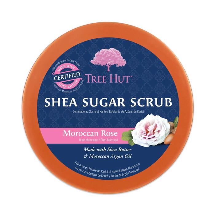 Tree Hut Shea Sugar Body Scrub Moroccan Rose 18 oz