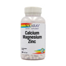 SOLARAY Calcium Magnesium Zinc 250 Veg Capsules