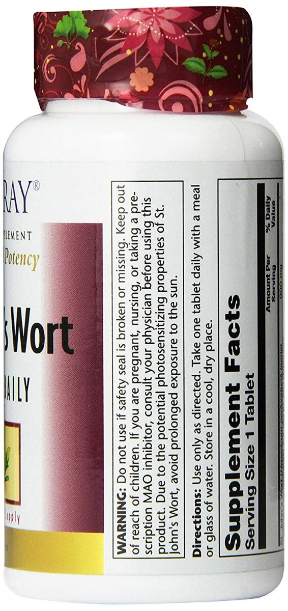 SOLARAY St. Johns Wort One Daily 60 Tablets
