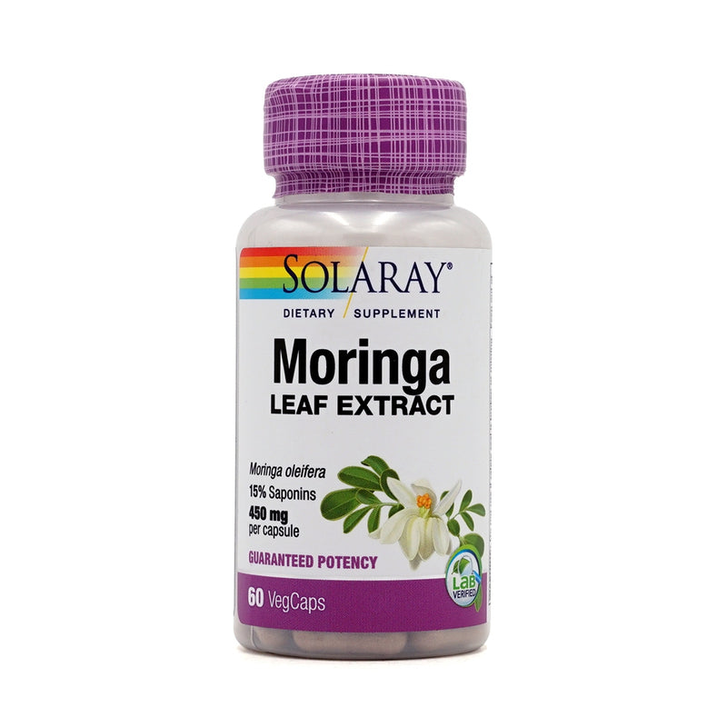 SOLARAY Moringa Leaf Extract 450 mg 60 Veg Capsules