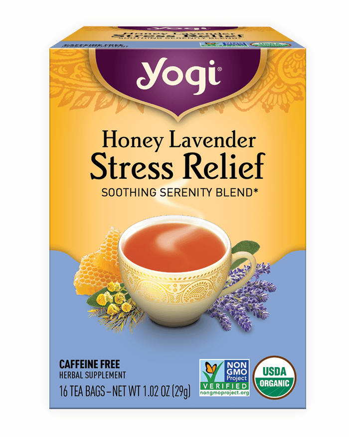 Yogi Stress Relief Honey Lavender 16 Tea Bags