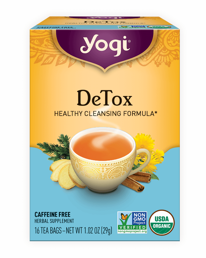 Yogi DeTox Caffeine Free 16 Tea Bags
