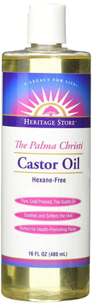Heritage Store Castor Oil 16 fl oz