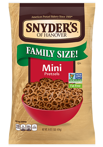 Snyders of Hanover Family Size Mini Pretzels 17 oz