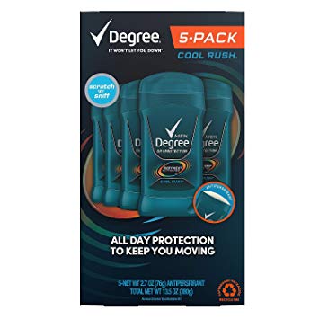 Degree Men Dry Protection Anti-Perspirant Cool Rush 5 Pack