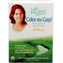 Light Mountain Color the Gray! Hair Color & Conditioner Auburn 7 oz