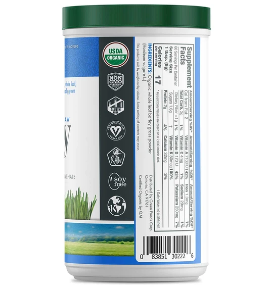 Green Foods Barley Grass Powder 16.9 oz