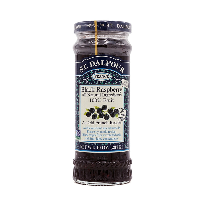 St. Dalfour 100% Fruit Spread Black Rasberry 10 oz