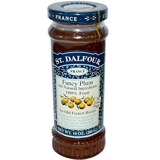 St. Dalfour 100% Fruit Spread Fancy Plum 10 oz
