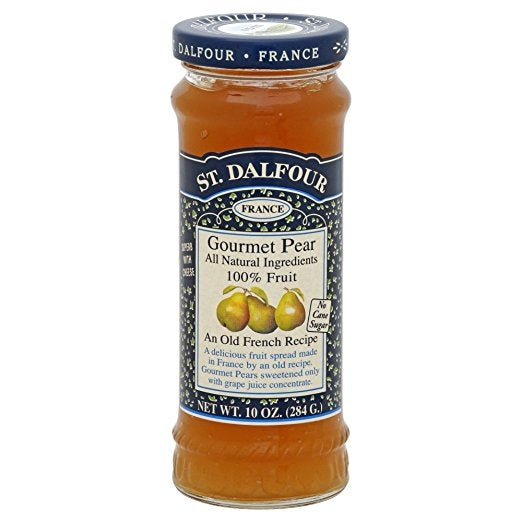St. Dalfour 100% Fruit Spread Gourmet Pear 10 oz