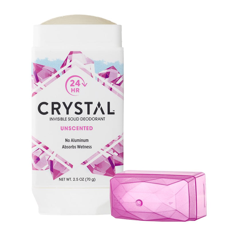 Crystal Invisible Solid Deodorant Unscented 2.5 oz