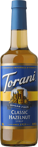 Torani Sugar Free Classic Hazelnut Syrup 12.7 fl oz