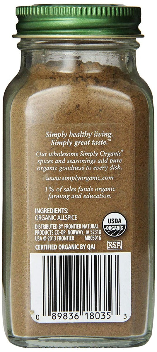 Simply Organic Allspice 3.07 oz