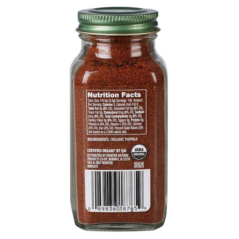 Simply Organic Paprika 2.96 oz
