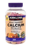 Kirkland Signature Adult Gummies Calcium 500 mg 120 Gummies