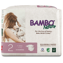 Bambo Nature Eco Friendly Diapers Size 2 (7-13 lbs) 30 Diapers