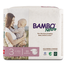 Bambo Nature Eco Friendly Diapers Size 3 (9-20 lbs) 33 Diapers