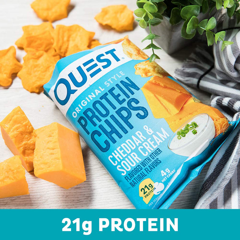 Protein Chips Cheddar & Sour Cream  (8 Pack)