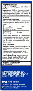 Theraflu Nighttime Multi-Symptom Severe Cold Lipton Green Tea & Citrus 6 Packets