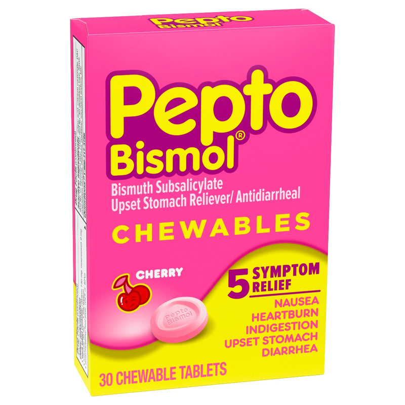 Pepto Bismol Cherry 30 Chewable Tablets