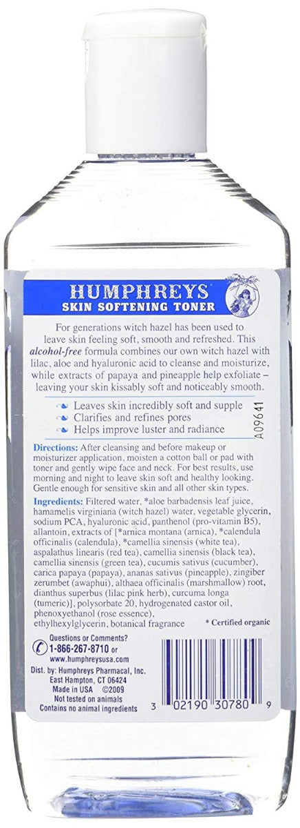 Humphreys Witch Hazel Facial Toner Lilac 8 fl oz