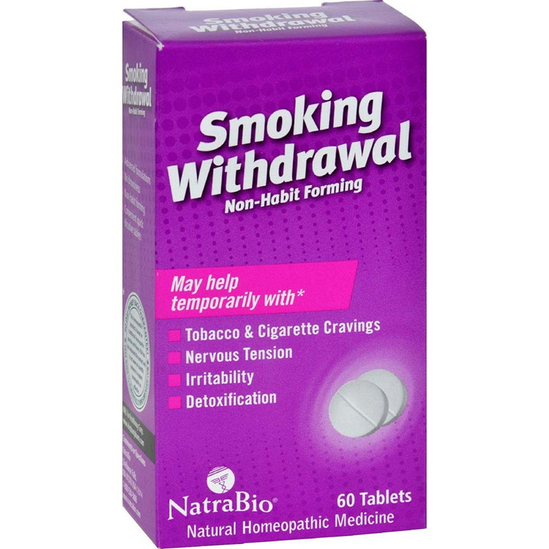 NatraBio Smoking Withdrawal 60 Tablets