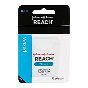 Reach Unflavored Waxed Floss 55 yd