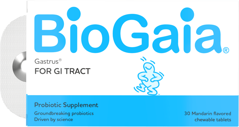 BioGaia Gastrus For GI Track 30 Chewable Tablets