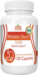 Logic Nutra Mastic Gum 1000 Digestive Support 120 Capsules