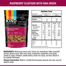 KIND Raspberry Clusters With Chia Seeds 11 oz