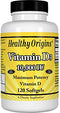 Healthy Origins Vitamin D3 10,000 IU 120 Softgels