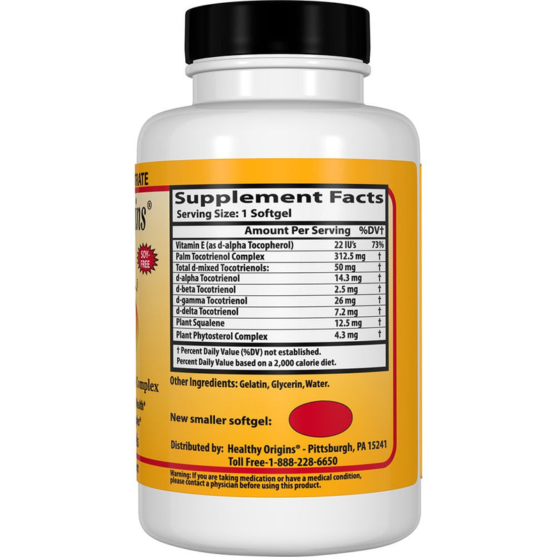 Healthy Origins Tocomin SupraBio 50 mg 150 Softgels