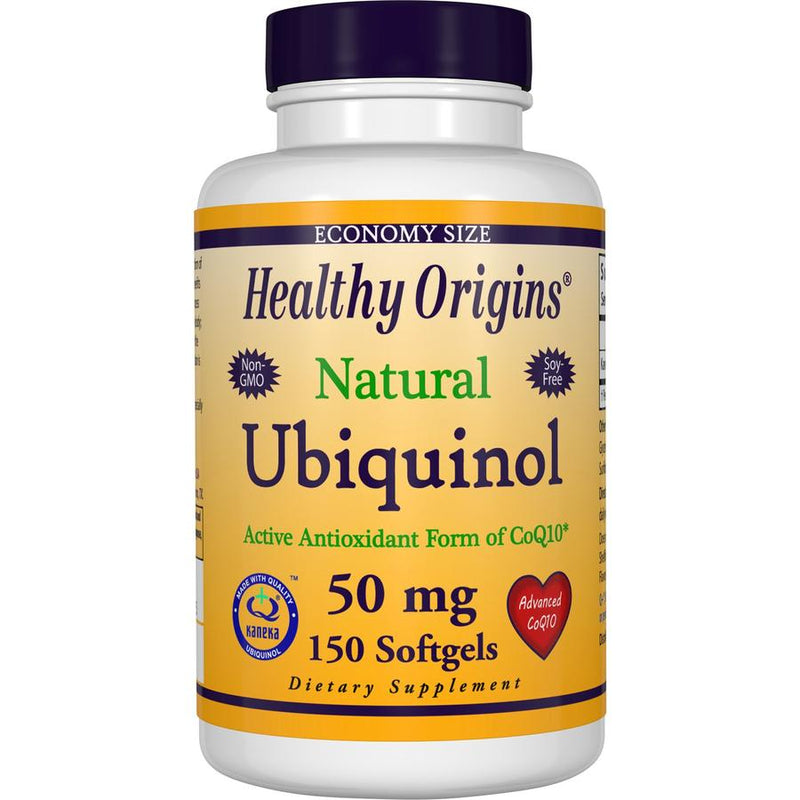Healthy Origins Ubiquinol 50 mg 150 Softgels