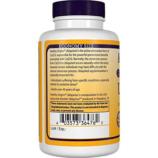 Healthy Origins Ubiquinol 200 mg 150 Softgels