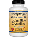 Healthy Origins L-Carnitine Crystalline 500 mg 180 Veg Capsules