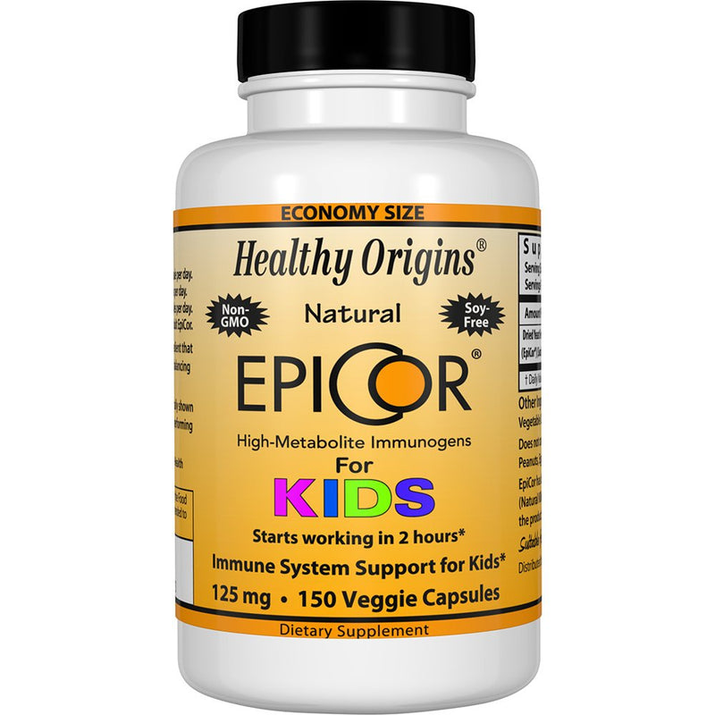 Healthy Origins Epicor for Kids 125 mg 150 Veg Capsules