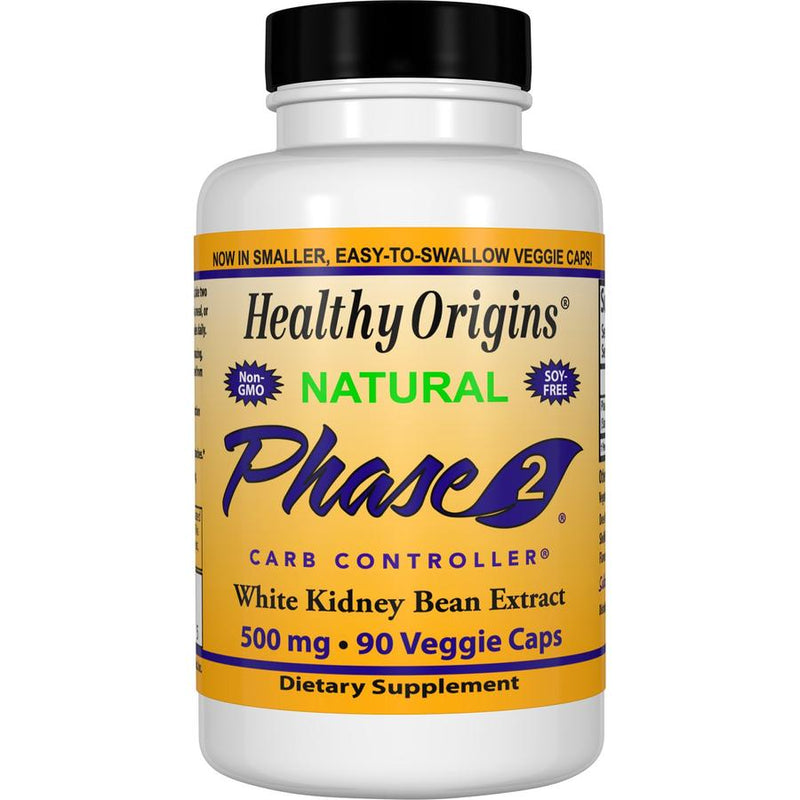 Healthy Origins Phase 2 Carb Controller 500 mg 90 Veg Capsules