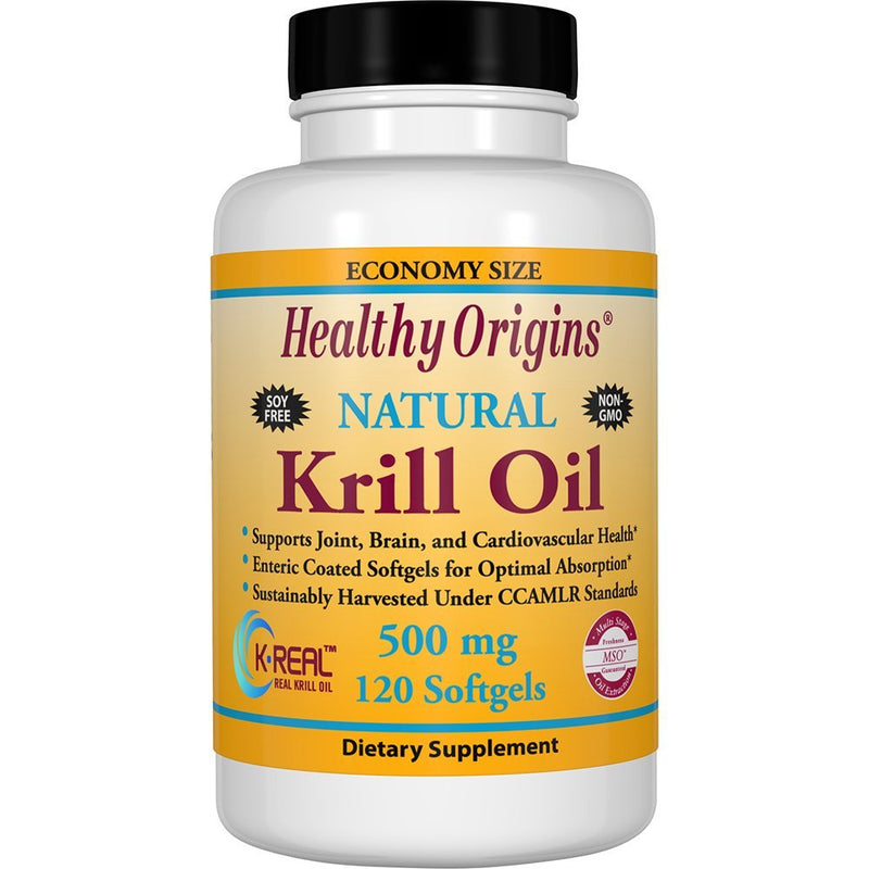 Healthy Origins Krill Oil 500 mg 120 Softgels