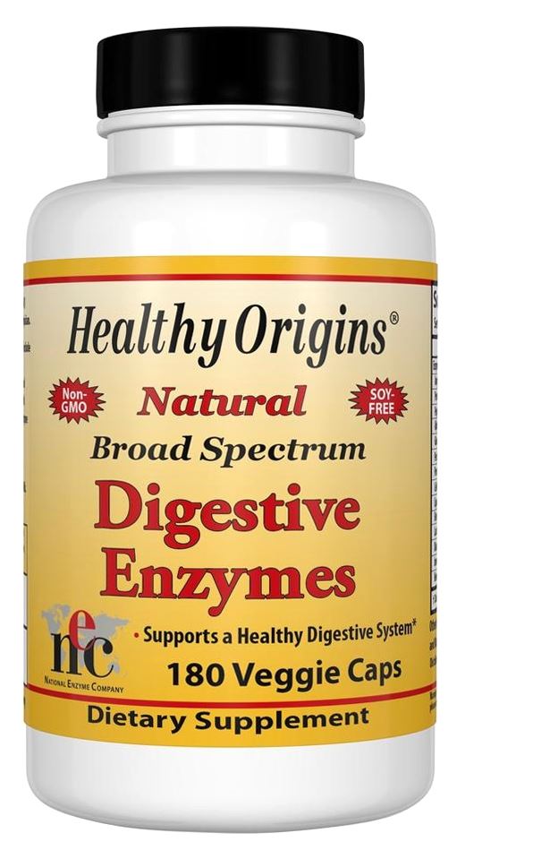 Healthy Origins Digestive Enzymes 180 Veg Capsules